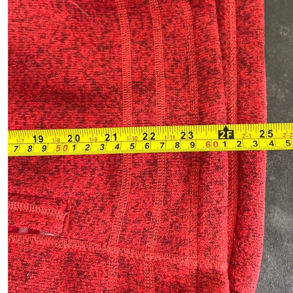 The North Face Womens Red Vest 100% Polyester Heathered Crescent Large - Picture 6 of 6